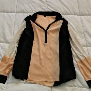 Color Block professional shirt